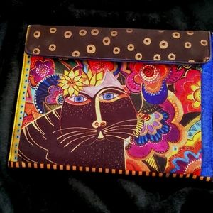 Laurel Burch Carlotta's Colorful Cats iPad/Tablet Case - 11" x 1" x 8.5"
